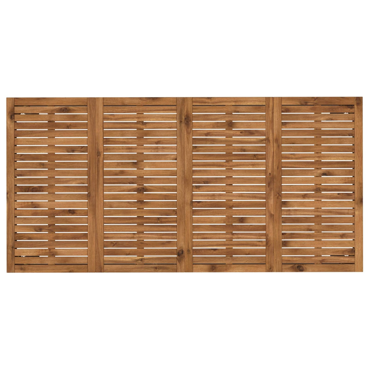 Kerti étkezőasztal Természetes és Fekete 147 x 88,5 x 75 cm