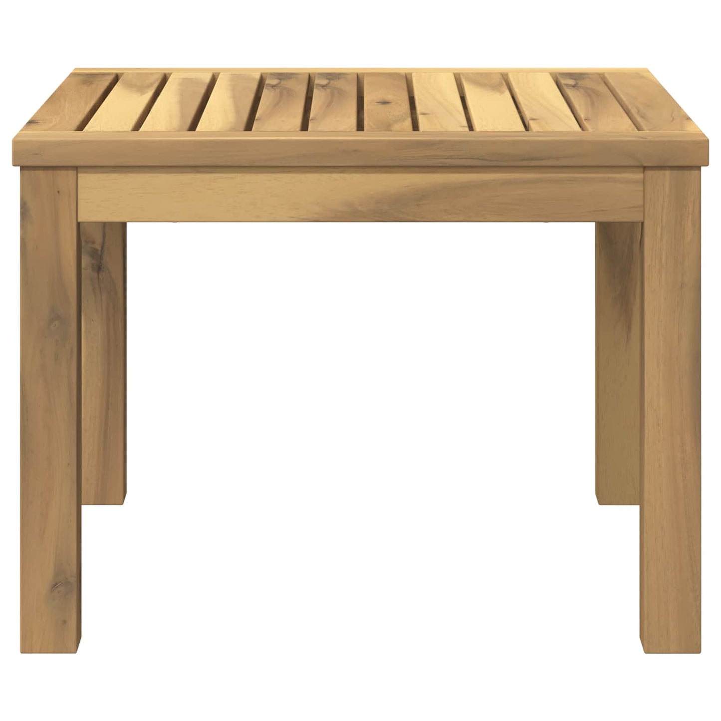 Dohányzóasztal Fehér 50 x 48,5 x 36 cm Tömör Akácfa