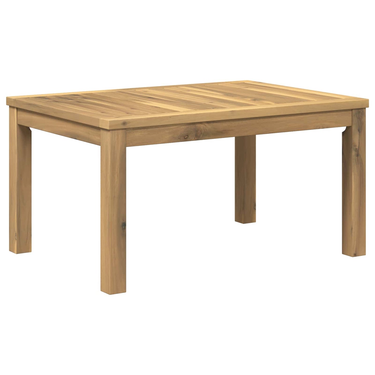 Dohányzóasztal Fehér 50 x 68,5 x 36 cm Tömör Akácfa