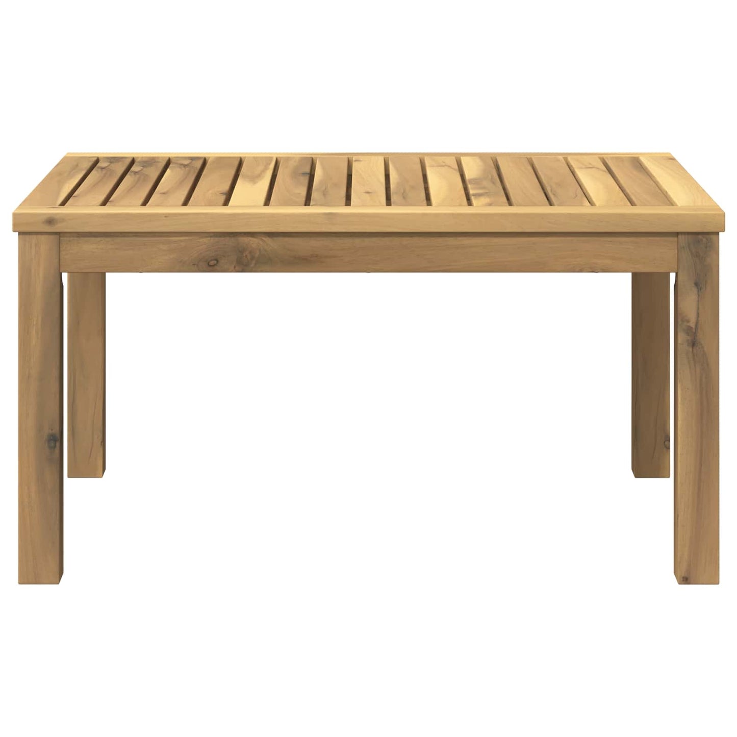 Dohányzóasztal Fehér 50 x 68,5 x 36 cm Tömör Akácfa