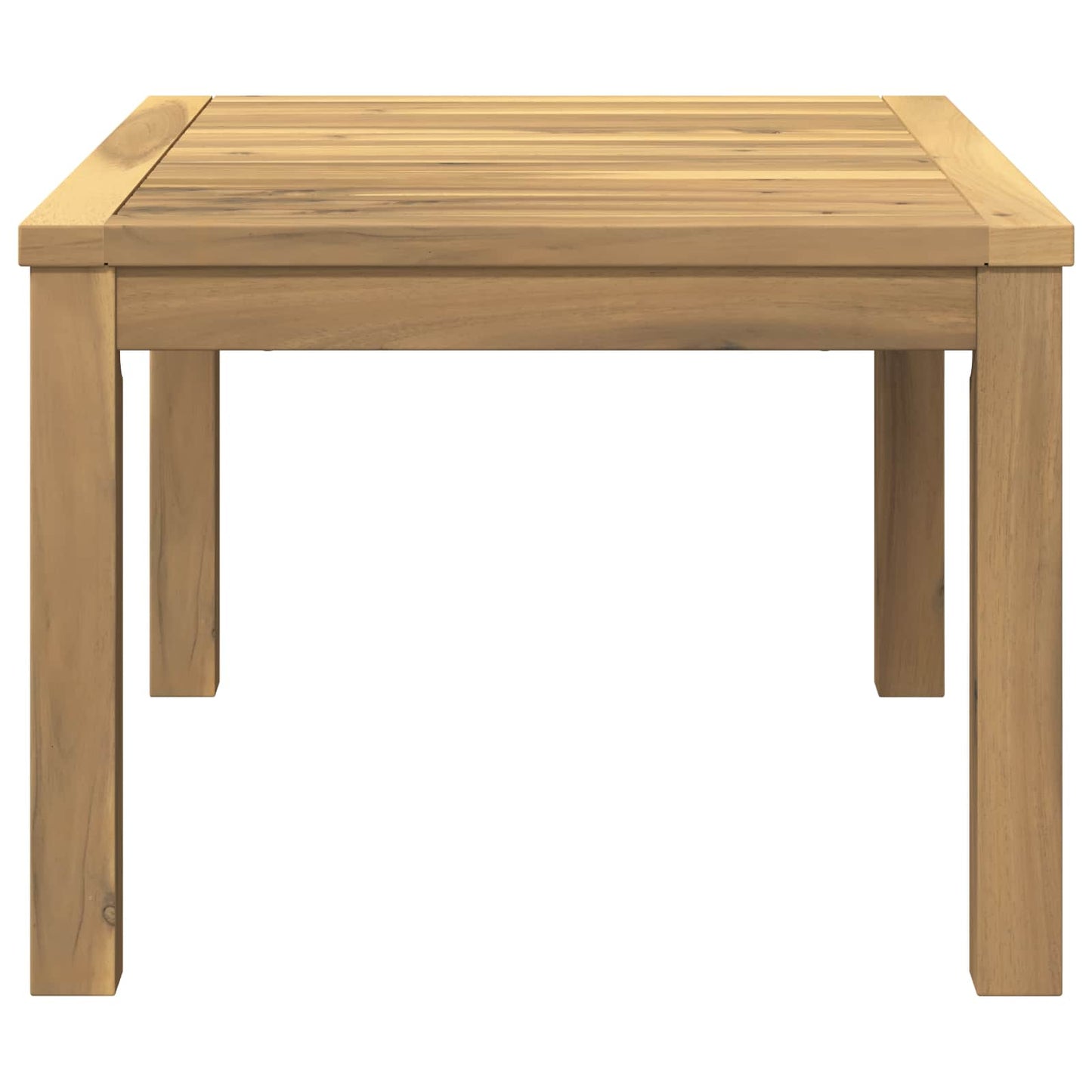 Dohányzóasztal Fehér 50 x 68,5 x 36 cm Tömör Akácfa