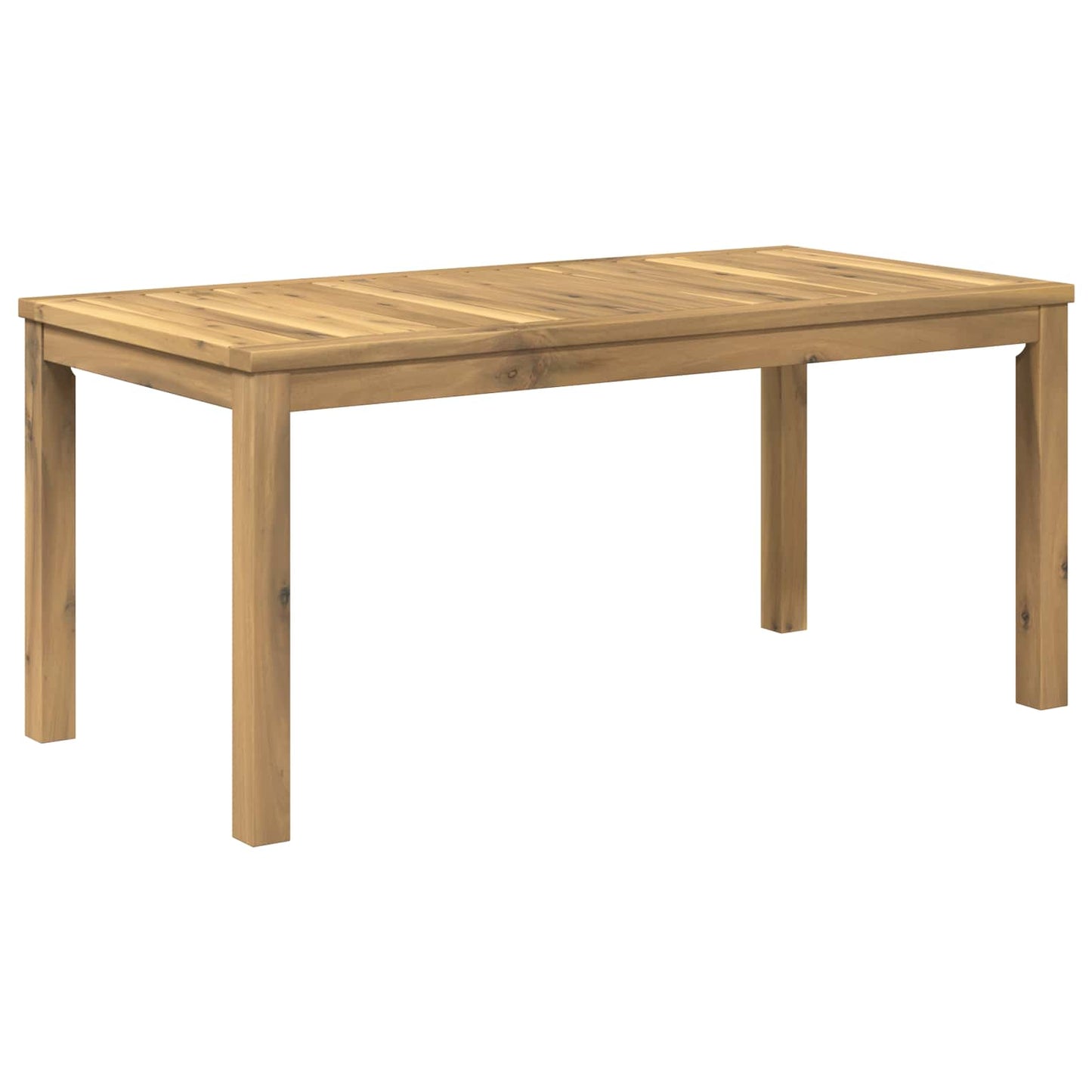 Dohányzóasztal Fehér 50 x 100,5 x 45 cm Tömör Akácfa