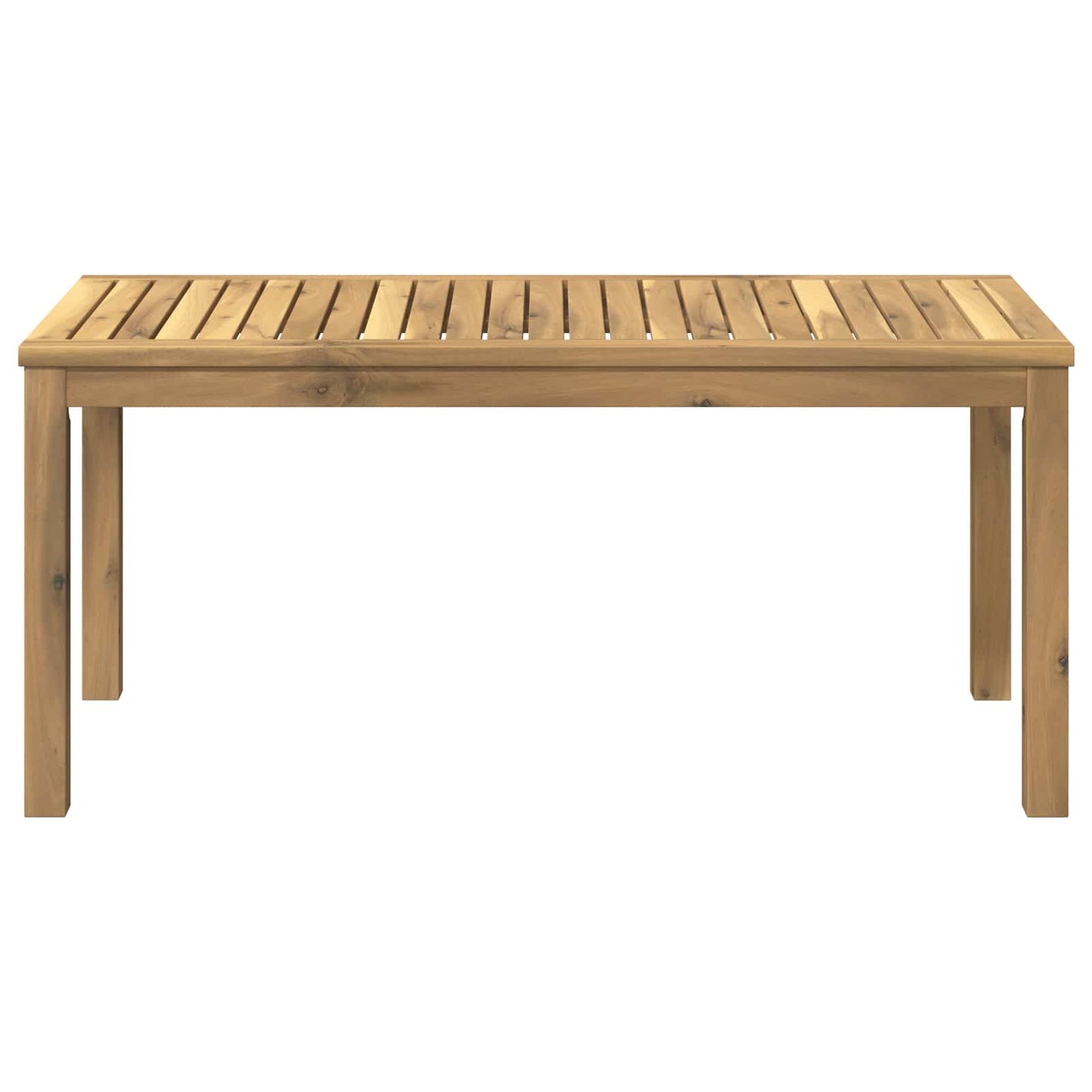 Dohányzóasztal Fehér 50 x 100,5 x 45 cm Tömör Akácfa