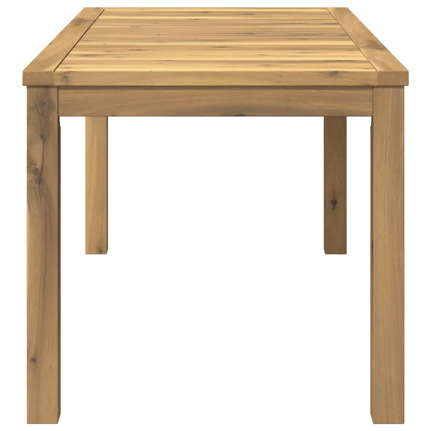 Dohányzóasztal Fehér 50 x 100,5 x 45 cm Tömör Akácfa