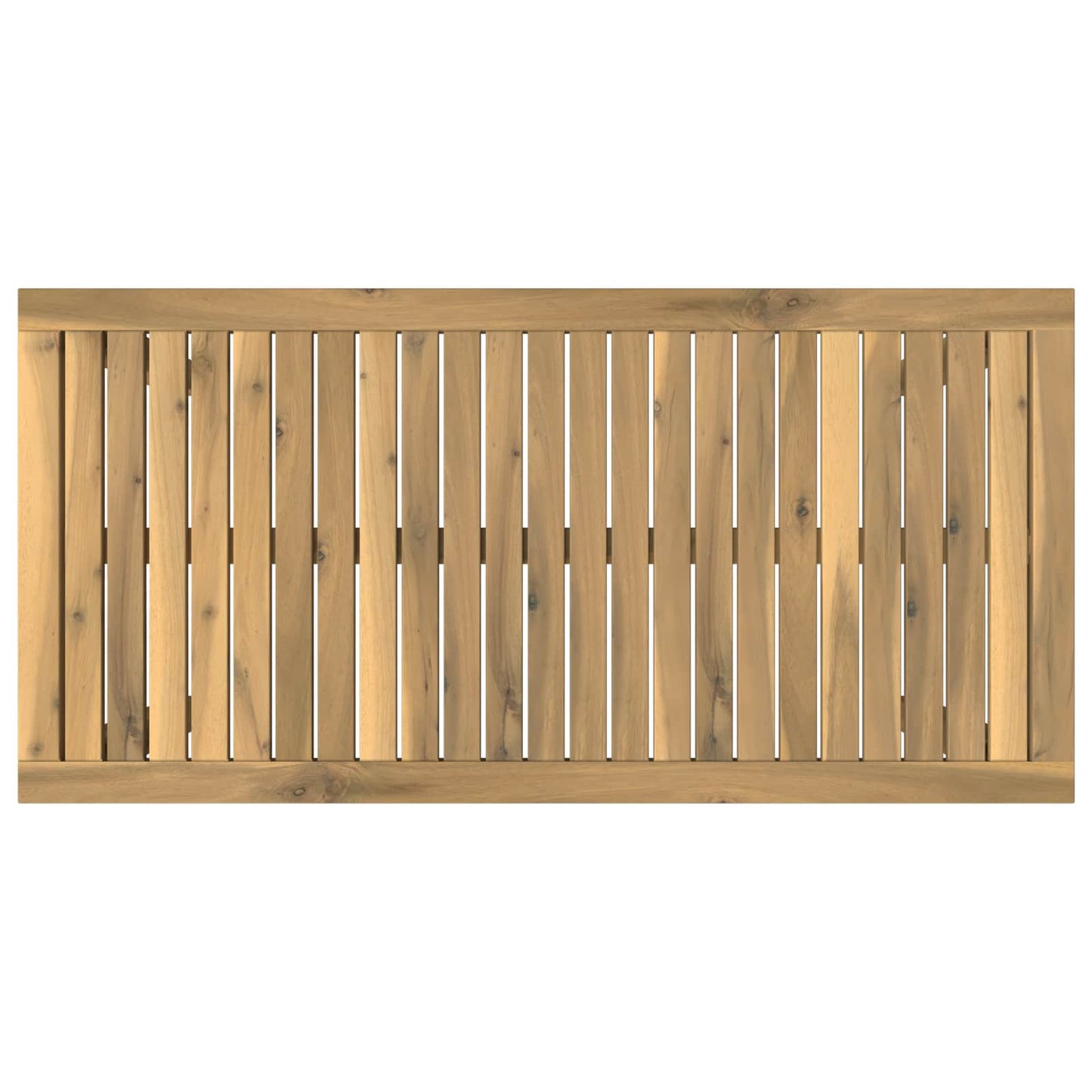 Dohányzóasztal Fehér 50 x 100,5 x 45 cm Tömör Akácfa