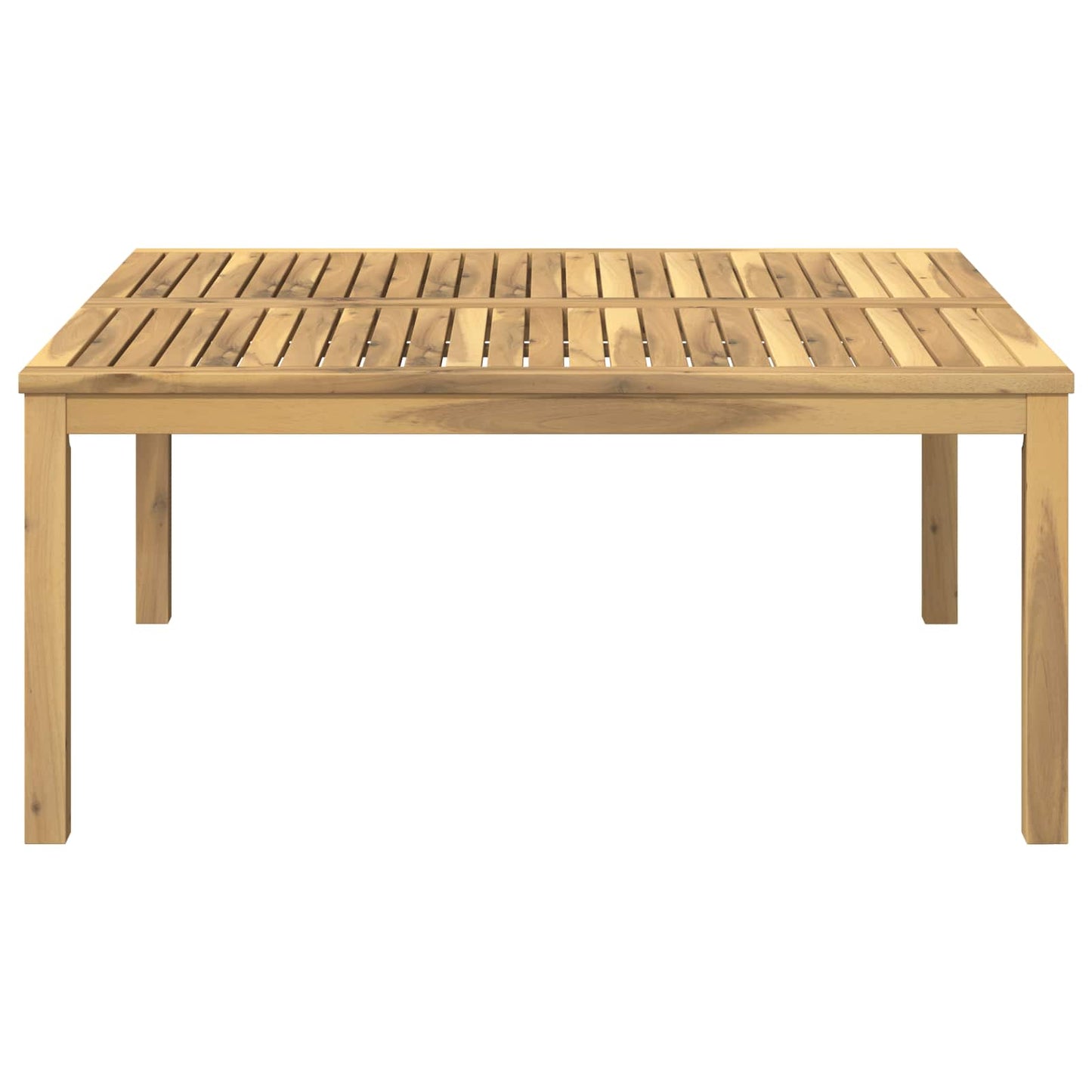 Dohányzóasztal Fehér 100 x 100,5 x 45 cm Tömör Akácfa