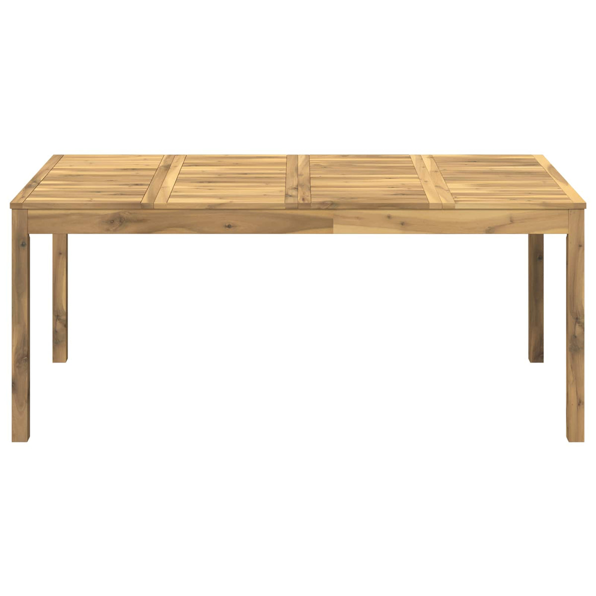 Kerti étkezőasztal Fehér 180 x 88,5 x 75 cm Tömör Akácfa