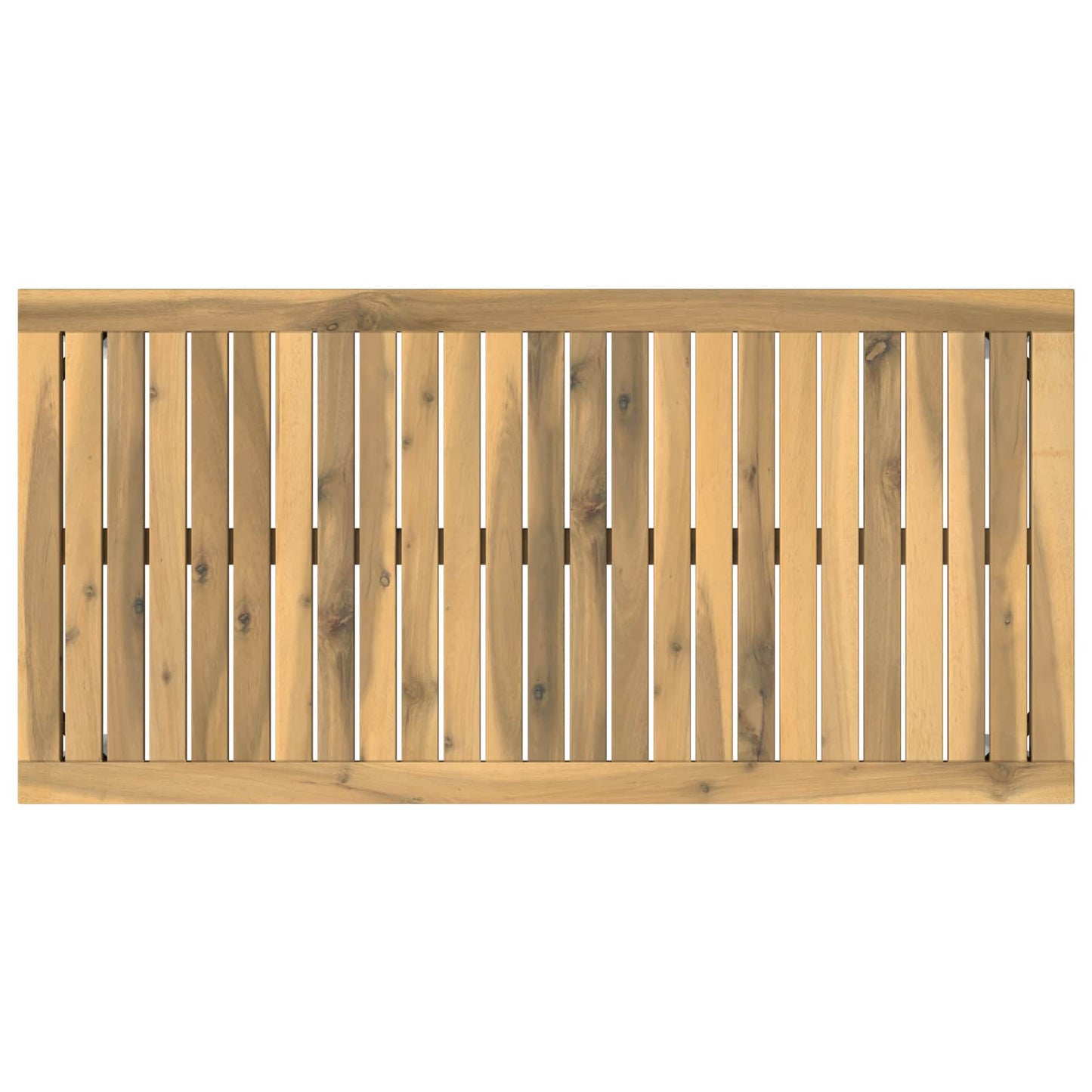 Dohányzóasztal Fehér 50 x 100,5 x 45 cm Tömör Akácfa