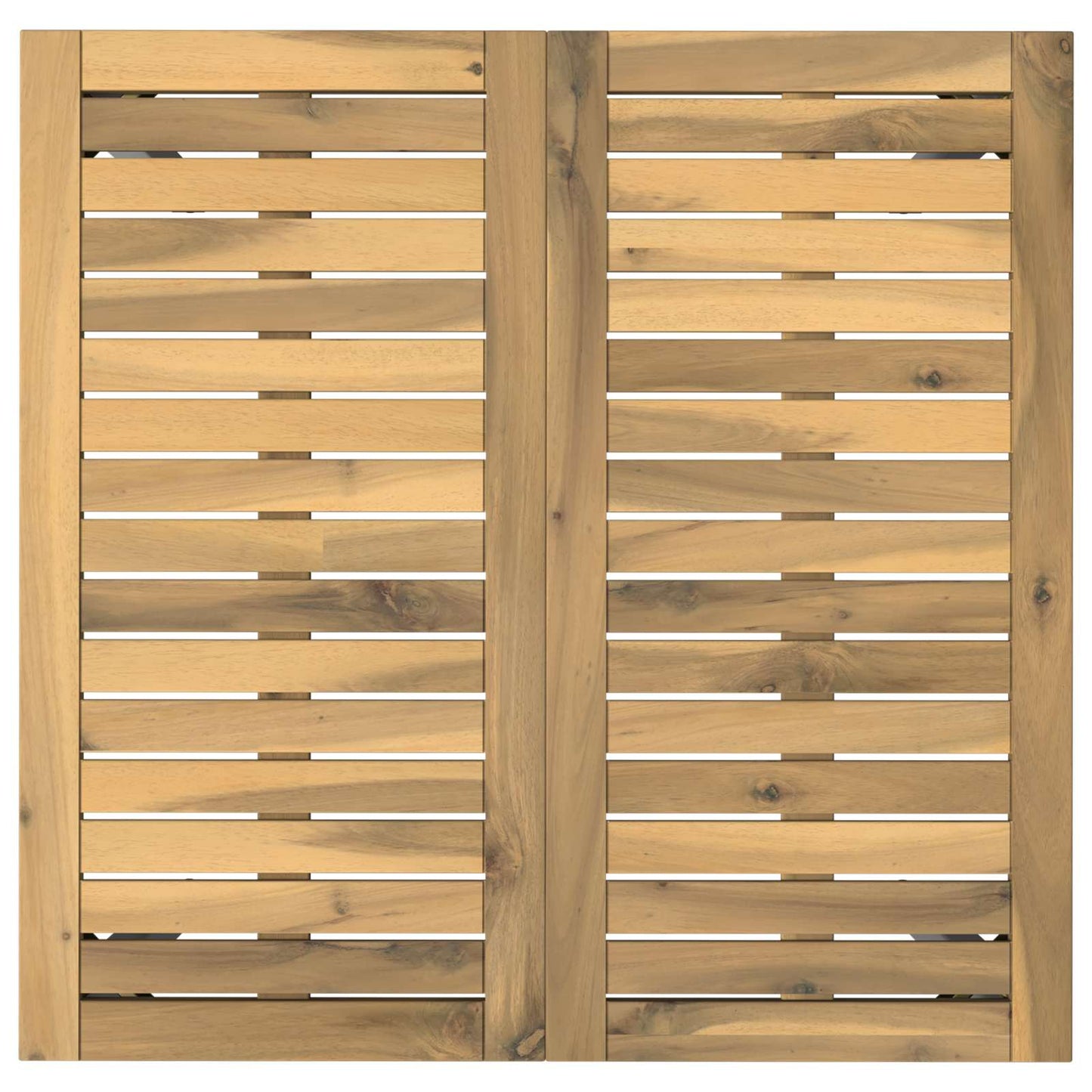 Kerti étkezőasztal Fehér 70 x 68,5 x 75 cm Tömör Akácfa