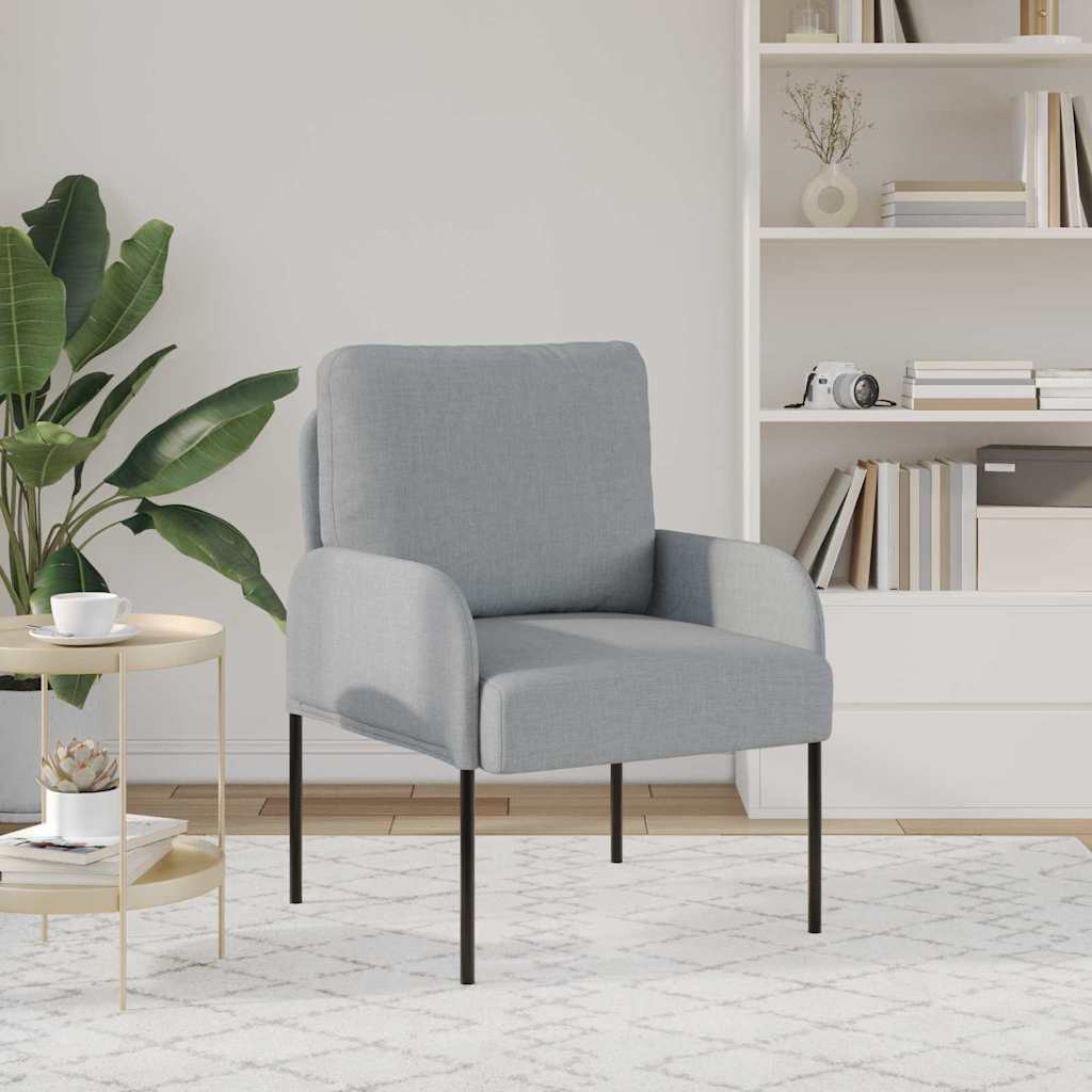 Kanapék párnával 55cm Világosszürke Furnér
