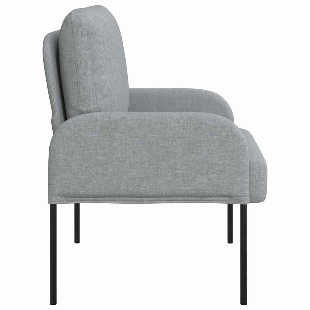 Kanapék párnával 55cm Világosszürke Furnér