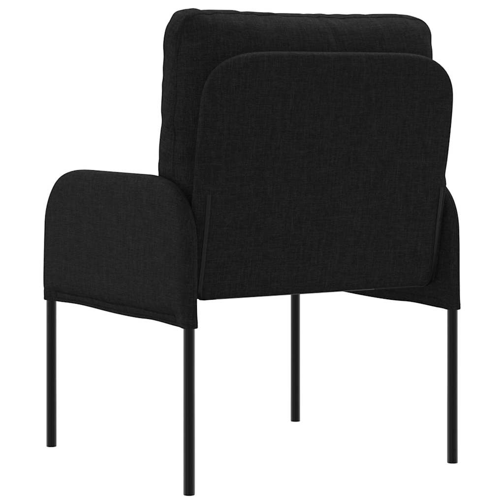Kanapék párnával 55cm Fekete Furnér