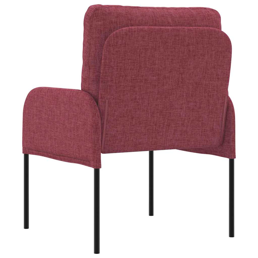 Kanapék párnával 55cm Bordó Furnér