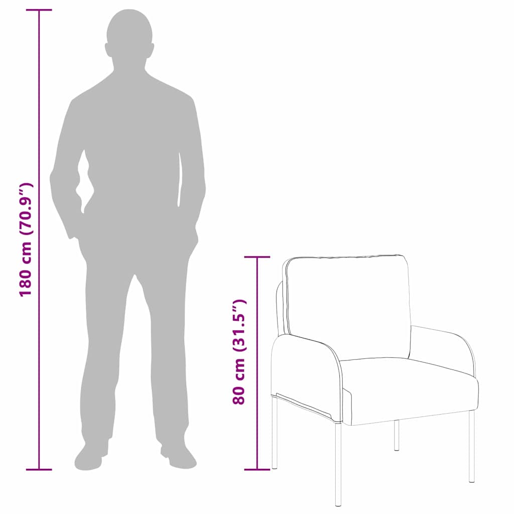 Kanapék párnával 55cm Kék Furnér