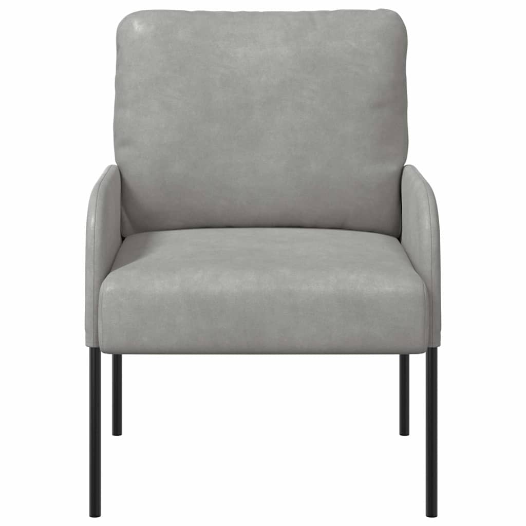 Kanapék párnával 55cm Világosszürke Furnér