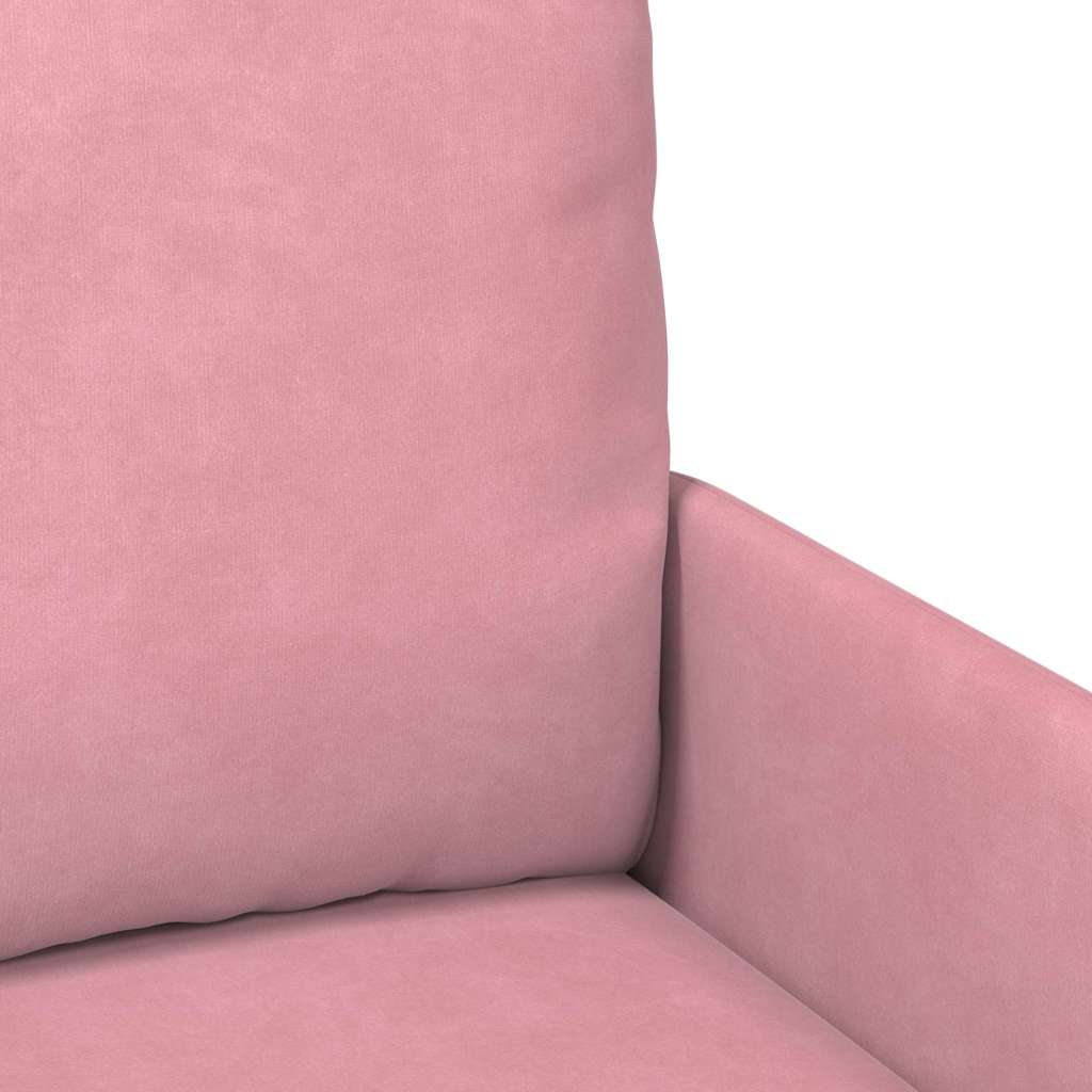 Kanapék párnával 55cm Rózsaszín Furnér