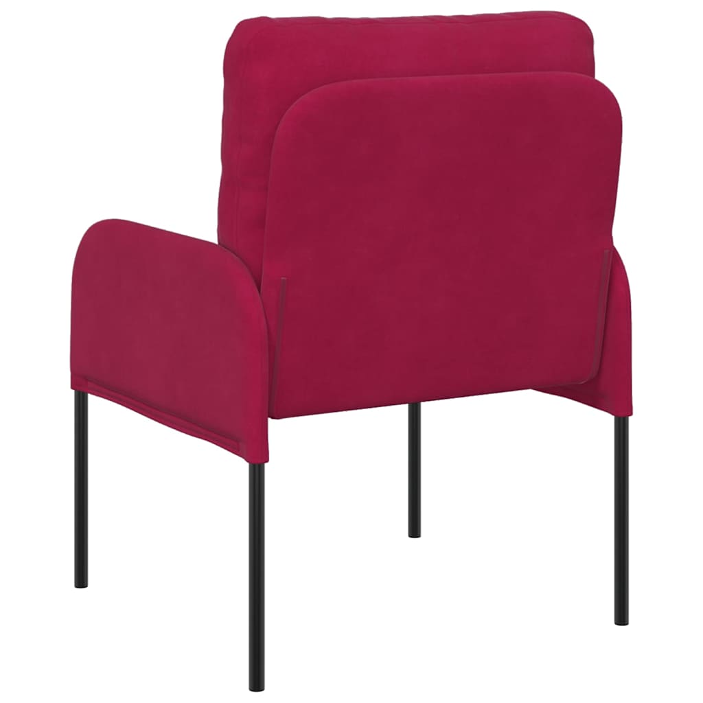 Kanapék párnával 55cm Bordó Furnér