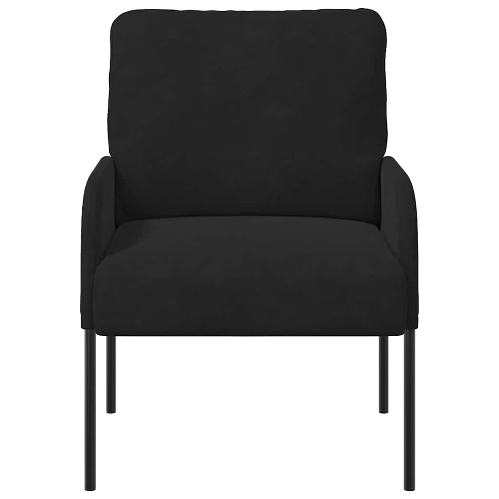 Kanapék párnával 55cm Fekete Furnér
