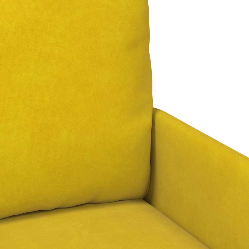 Kanapék párnával 55cm Sárga Furnér