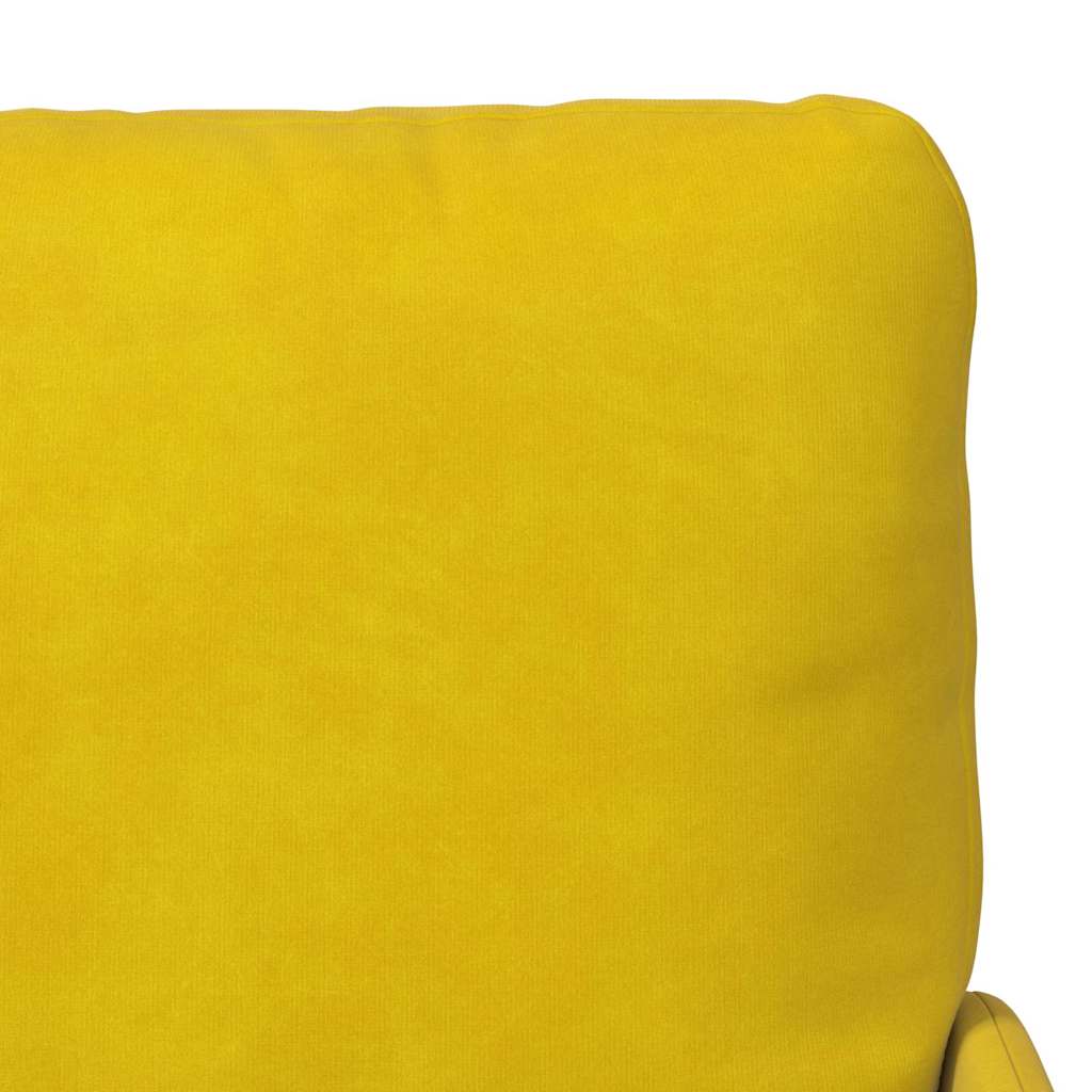 Kanapék párnával 55cm Sárga Furnér