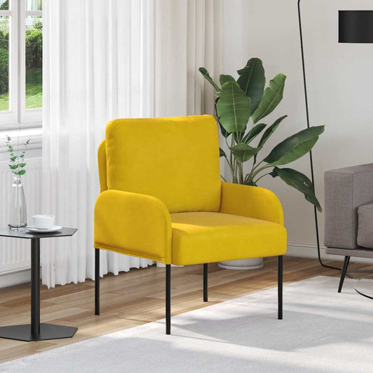 Kanapék párnával 55cm Sárga Furnér