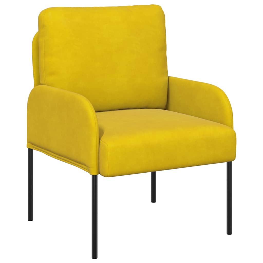 Kanapék párnával 55cm Sárga Furnér