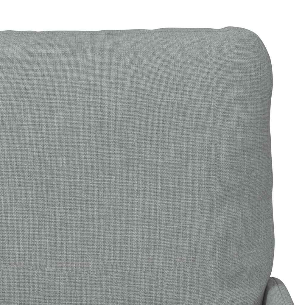 Kanapék párnával 110cm Világosszürke Furnér