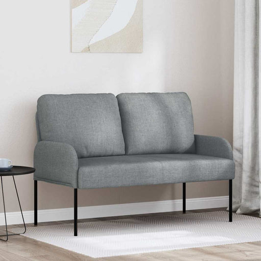 Kanapék párnával 110cm Világosszürke Furnér
