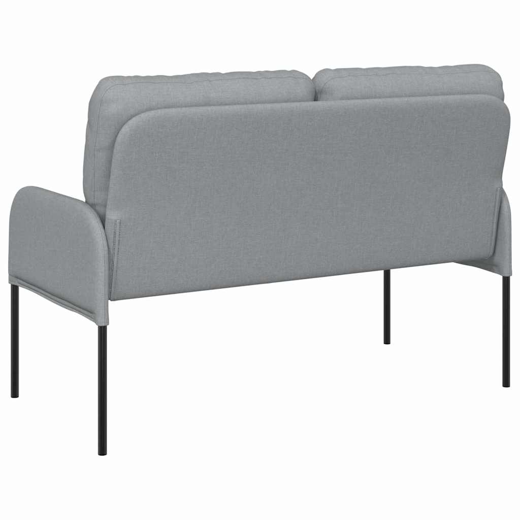 Kanapék párnával 110cm Világosszürke Furnér