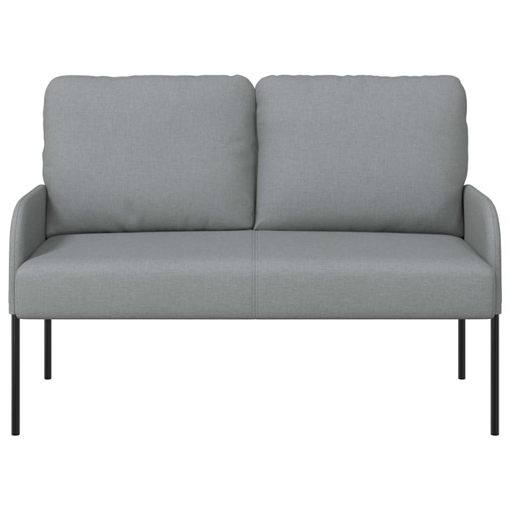 Kanapék párnával 110cm Világosszürke Furnér