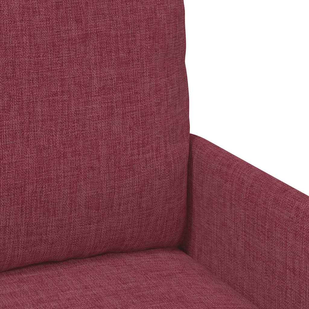 Kanapék párnával 110cm Bordó Furnér
