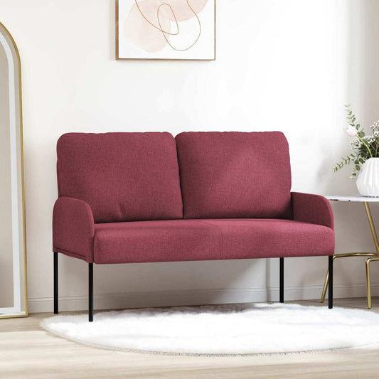 Kanapék párnával 110cm Bordó Furnér