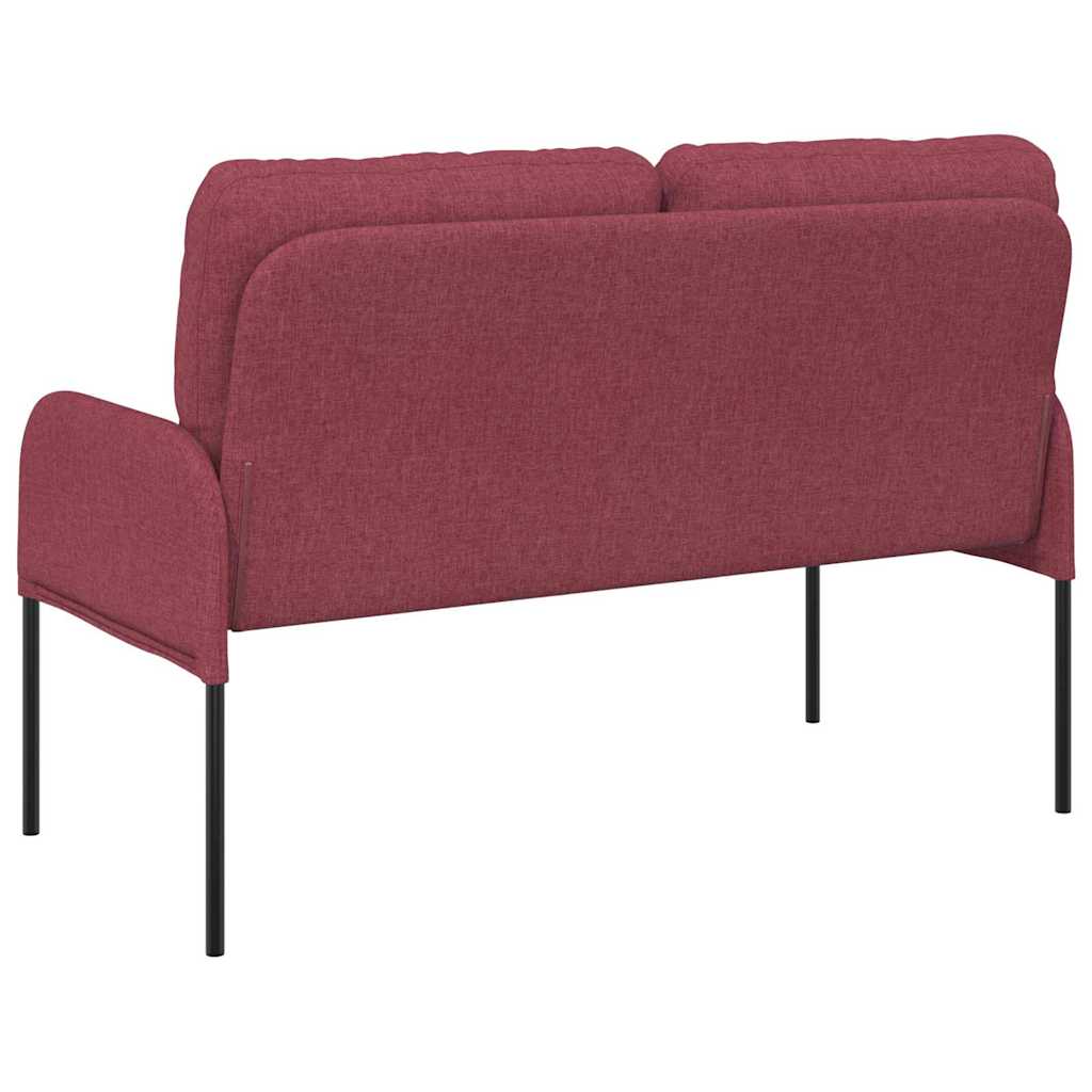 Kanapék párnával 110cm Bordó Furnér