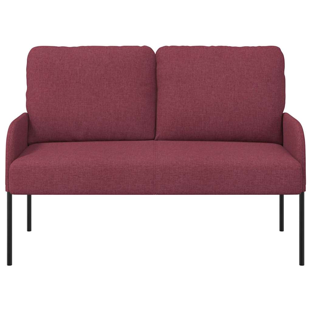 Kanapék párnával 110cm Bordó Furnér