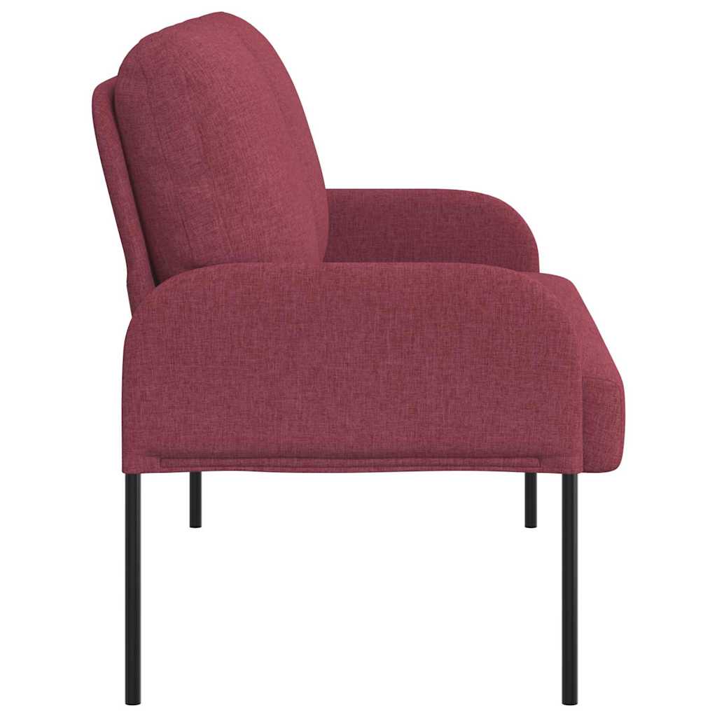 Kanapék párnával 110cm Bordó Furnér