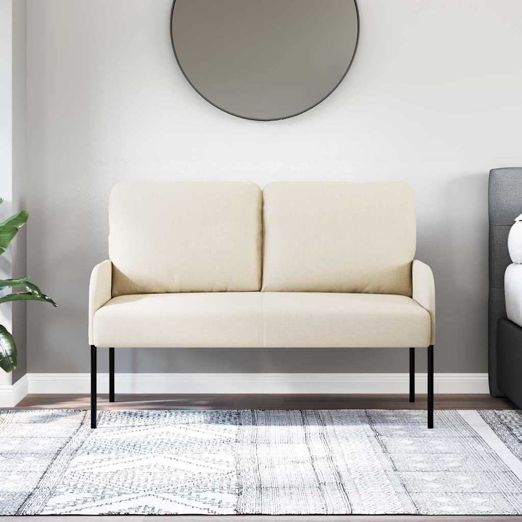 Kanapék párnával 110cm Krém Furnér
