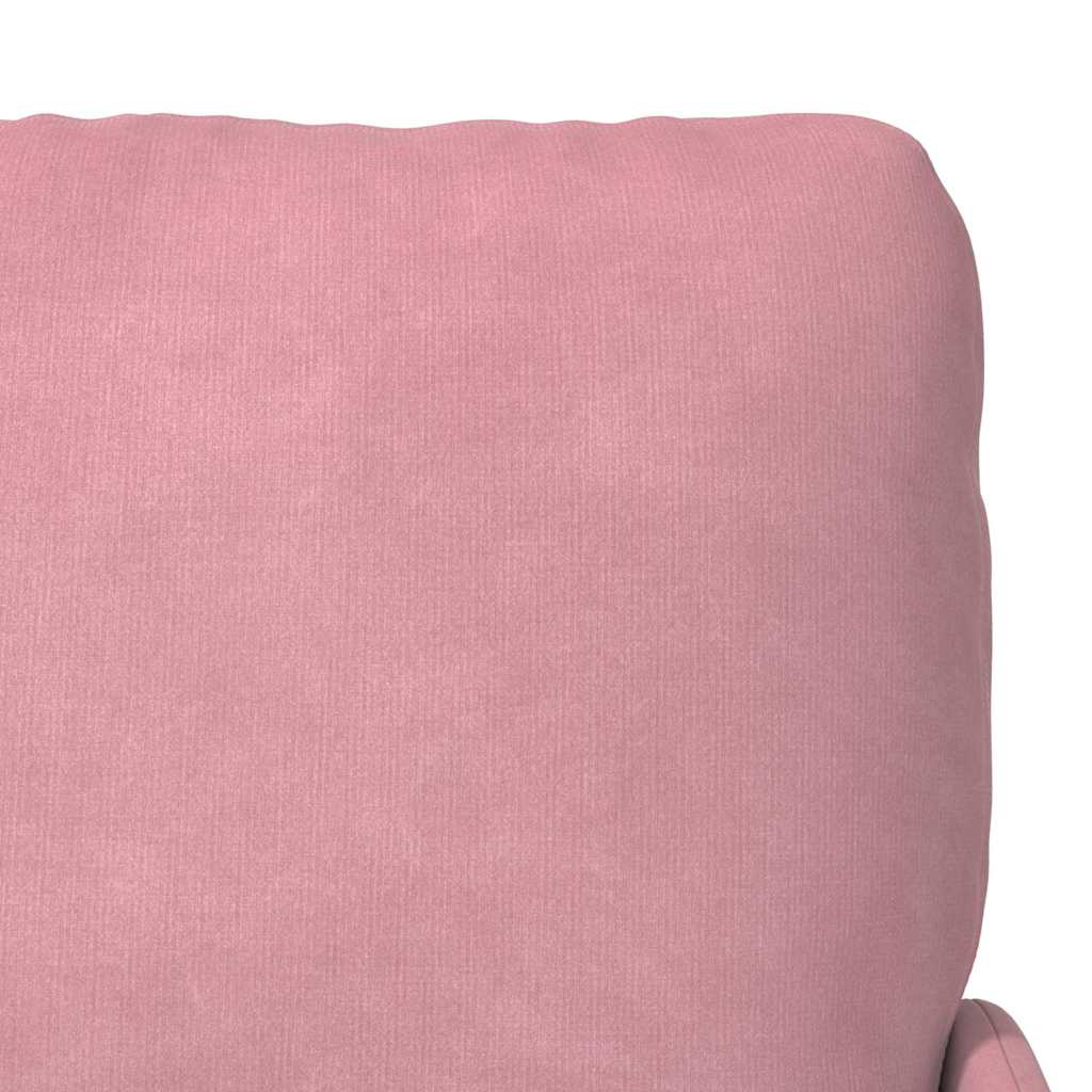 Kanapék párnával 110cm Rózsaszín Furnér