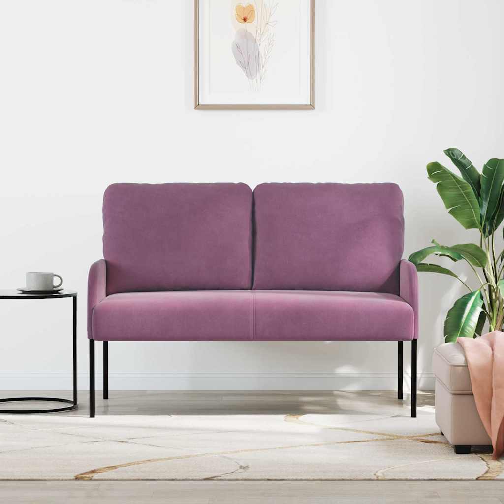 Kanapék párnával 110cm Lila Furnér