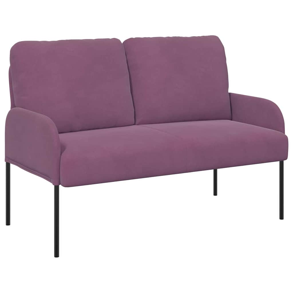 Kanapék párnával 110cm Lila Furnér