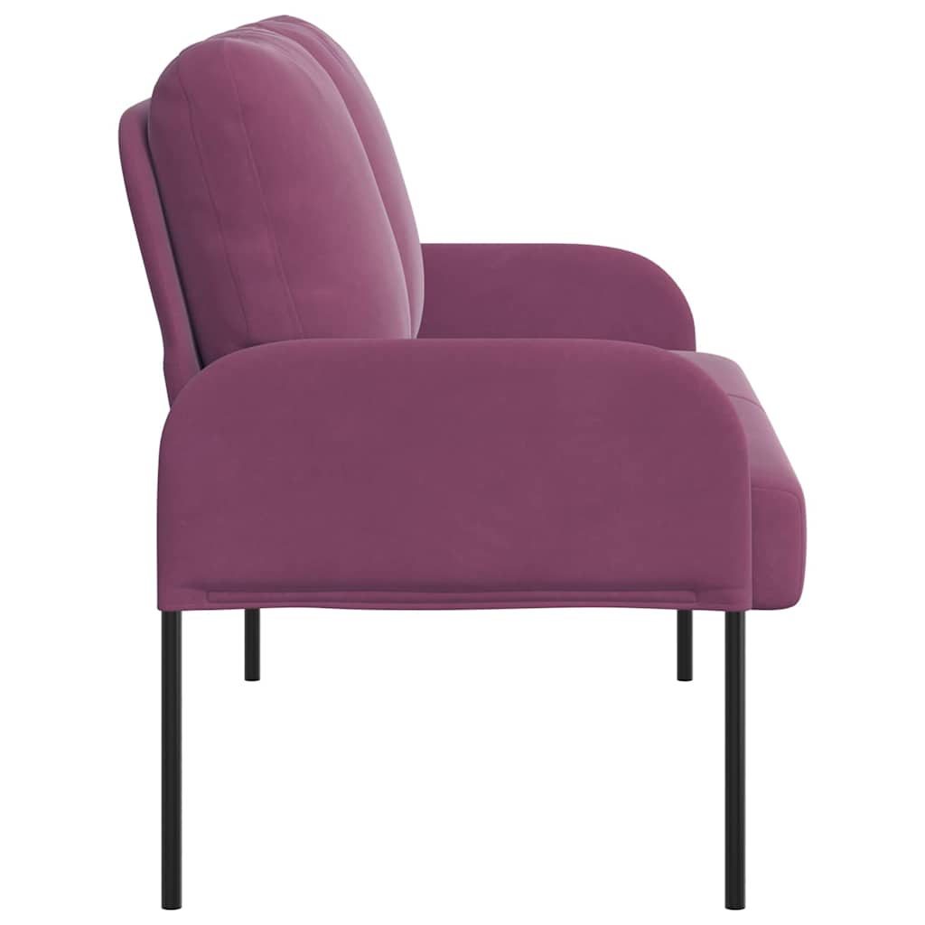 Kanapék párnával 110cm Lila Furnér