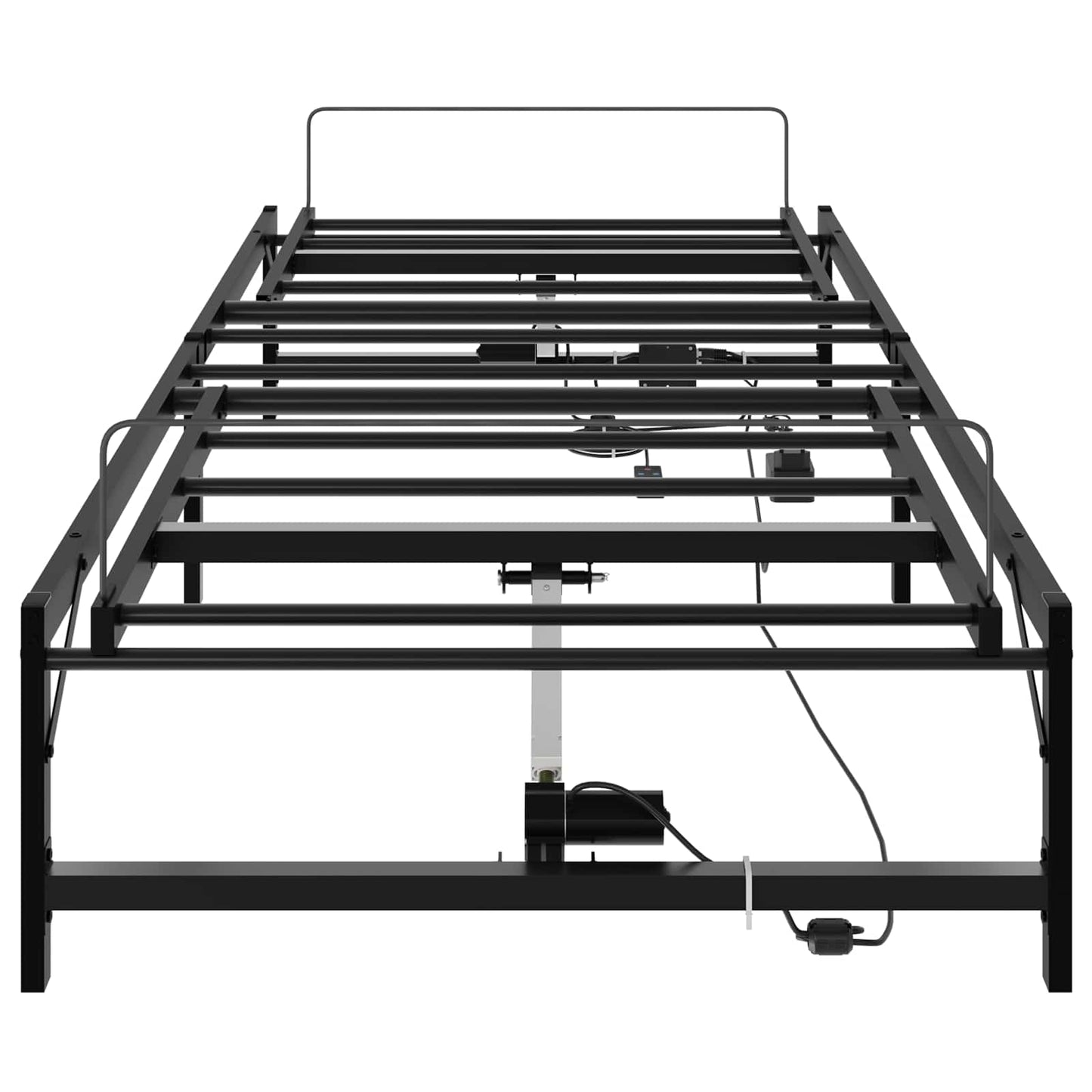 Elektromosan Állítható Ágykeret Fekete 90 x 190 cm Acél