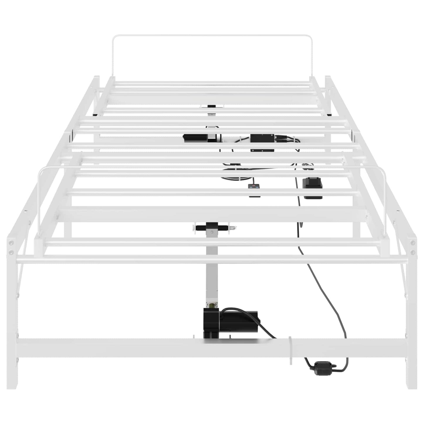 Elektromosan Állítható Ágykeret Fehér 100 x 190 cm Acél