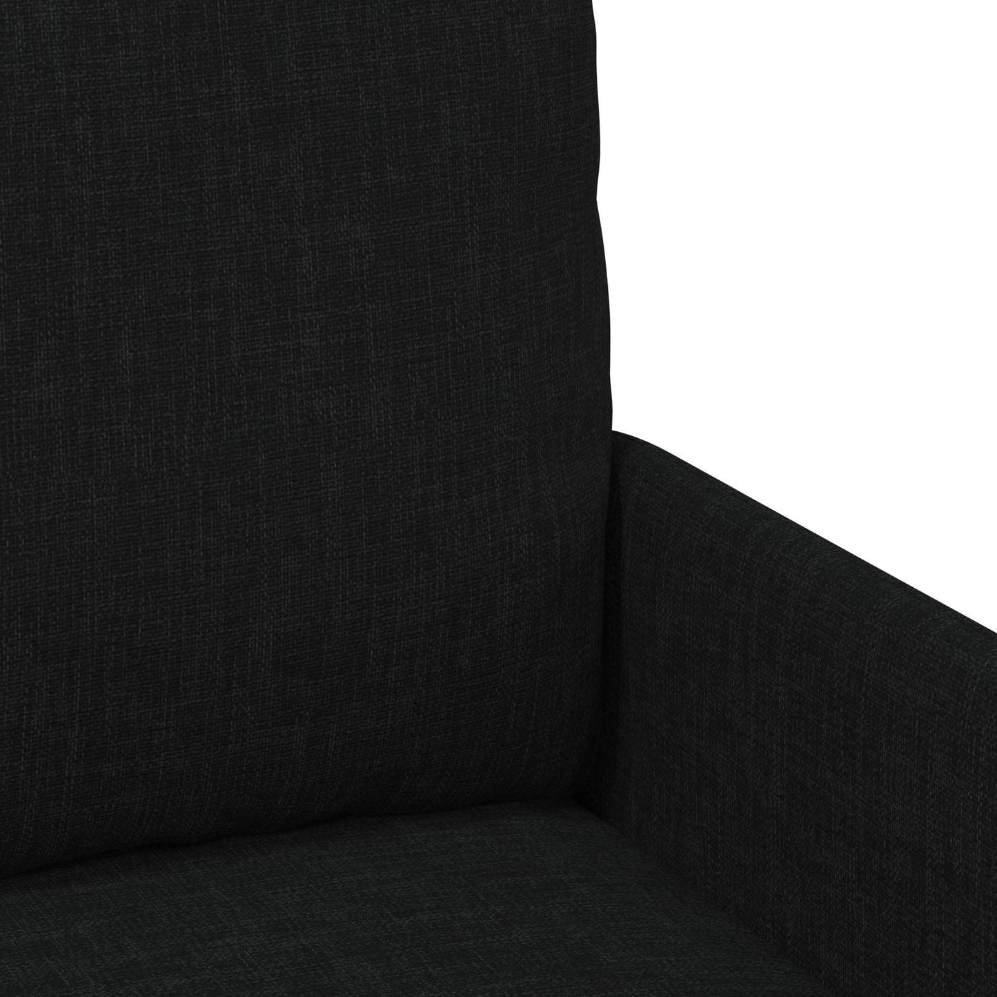 Ülőgarnitúrák párnával 3 pcs Fekete 115 x 56 x 80 cm Furnér