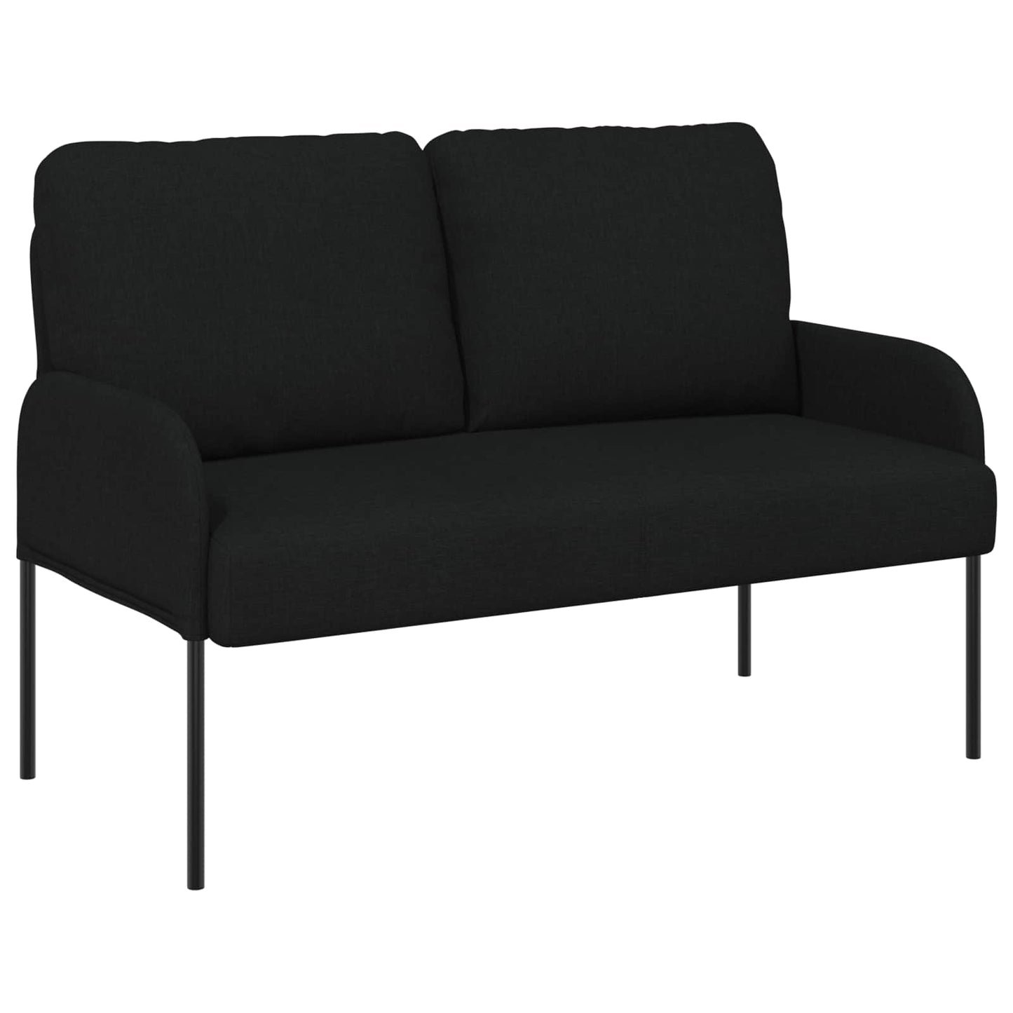 Ülőgarnitúrák párnával 3 pcs Fekete 115 x 56 x 80 cm Furnér