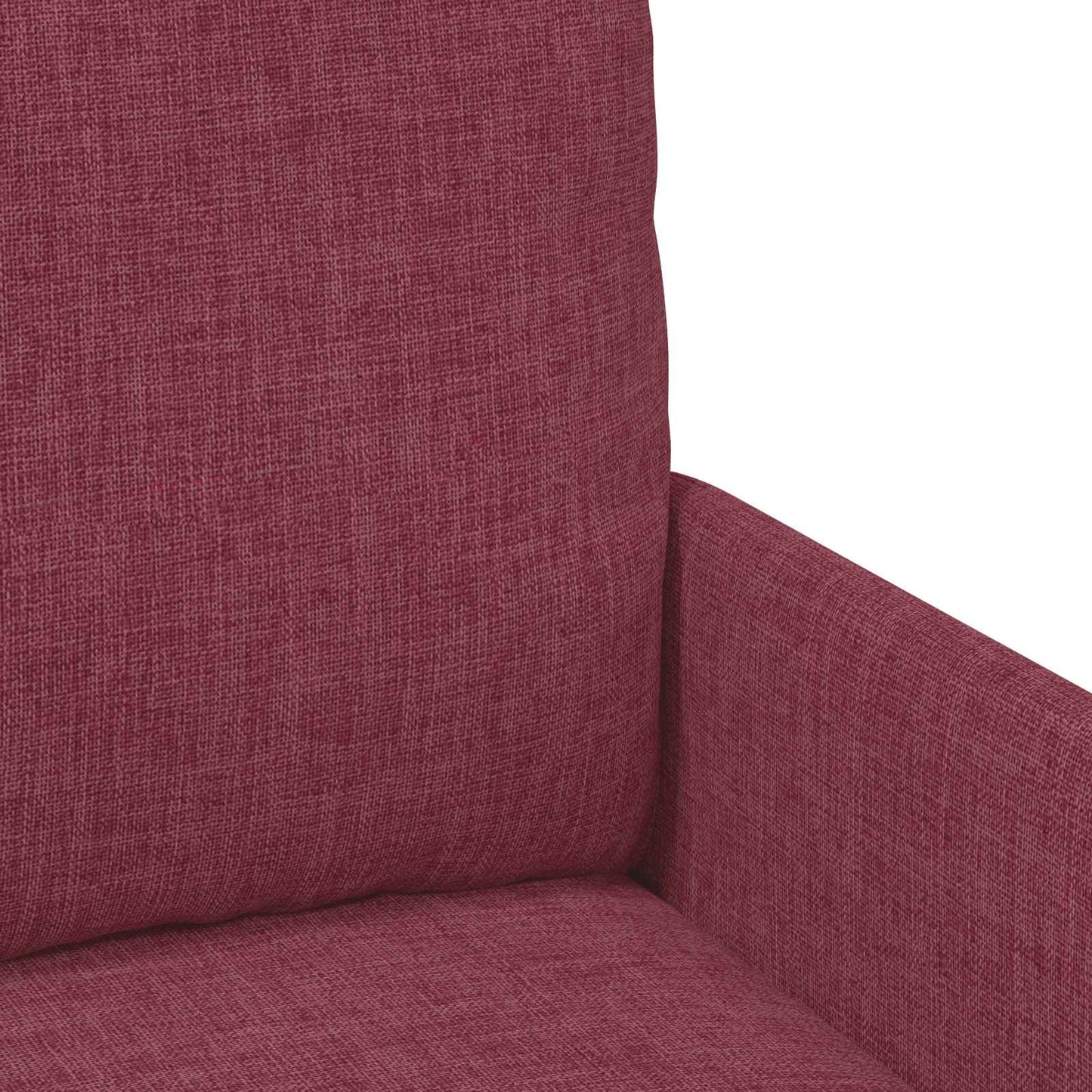 Ülőgarnitúrák párnával 3 pcs Bordó 115 x 56 x 80 cm Furnér