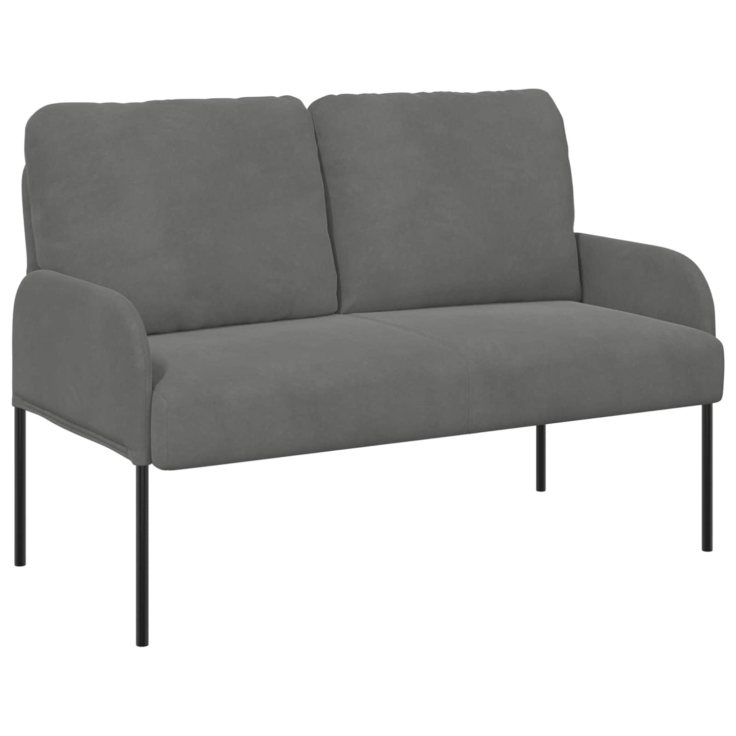 Ülőgarnitúrák 3 pcs Sötétszürke 115 x 56 x 80 cm Furnér