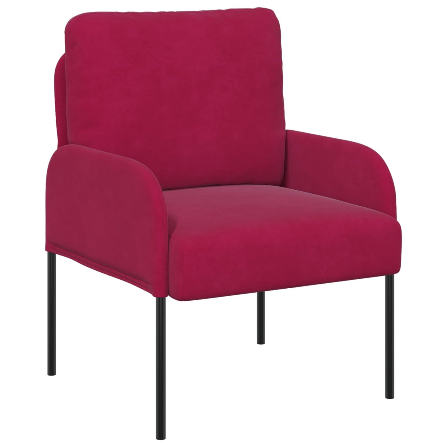 Ülőgarnitúrák párnával 3 pcs Bordó 115 x 56 x 80 cm Furnér