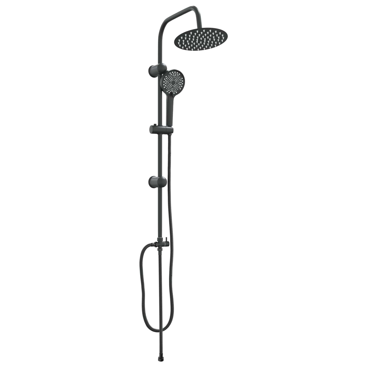 Zuhanyrendszer Fekete 47 x 20 x 95 cm Rozsdamentes acél