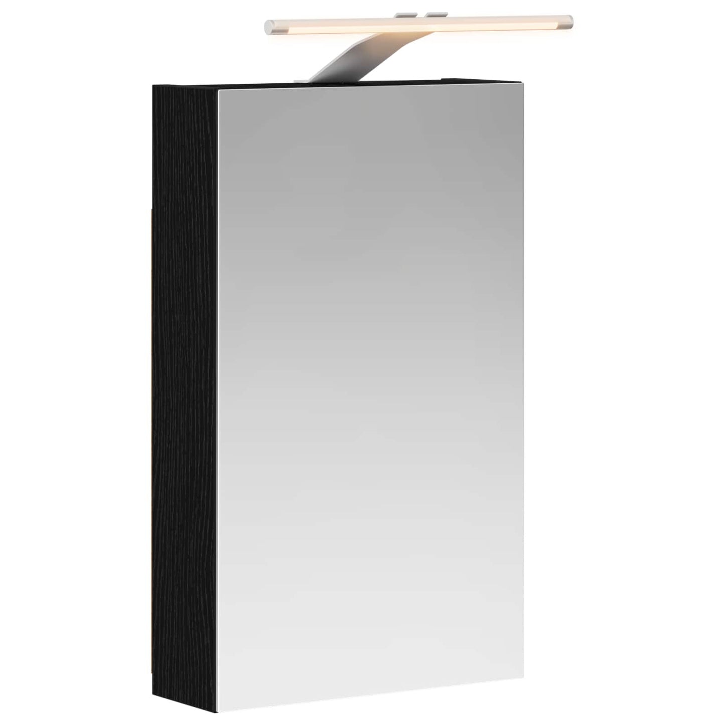 Fürdőszobai tükörszekrény Fekete tölgy 30 x 10,5 x 50 cm