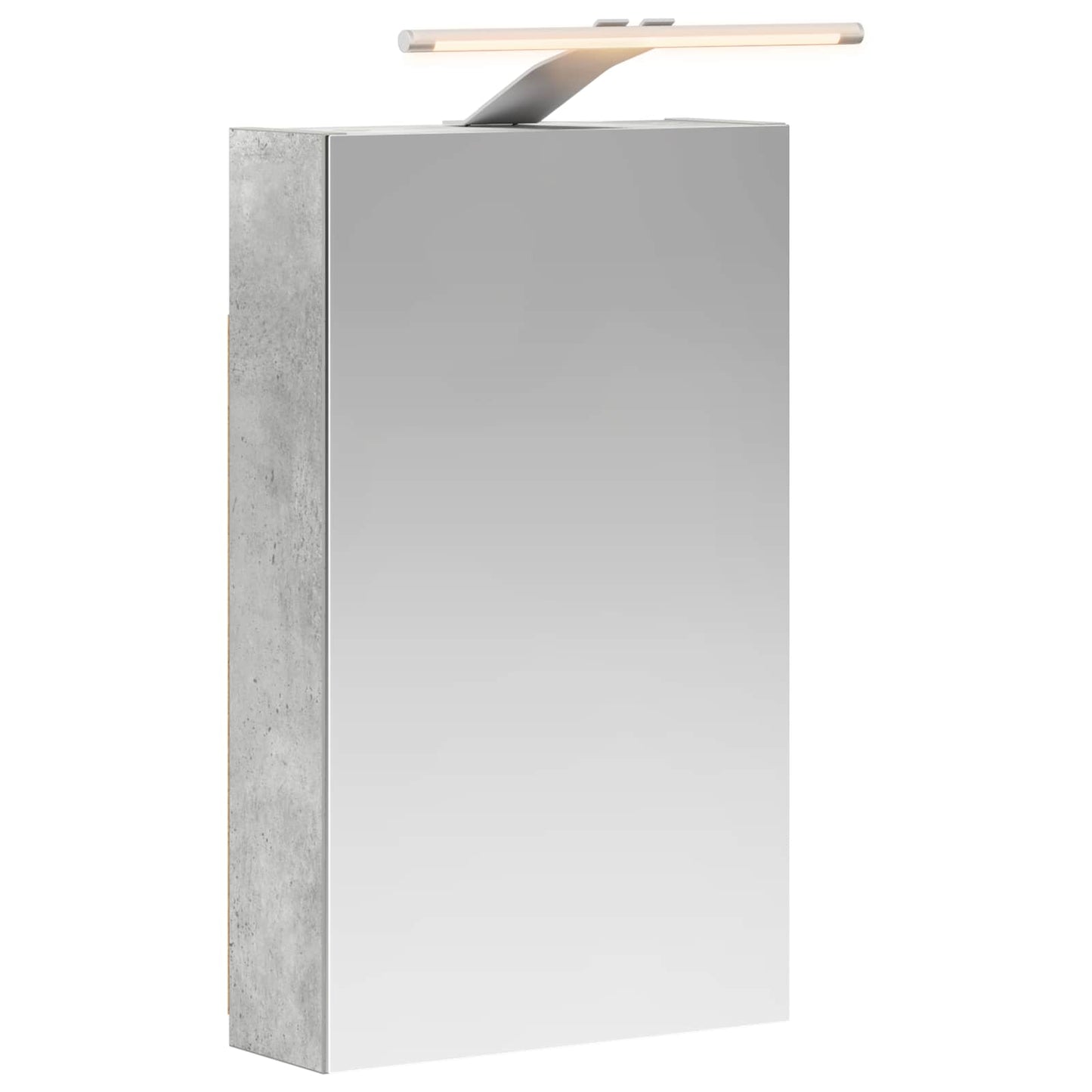 Fürdőszobai tükörszekrény Beton Szürke 30 x 10,5 x 50 cm